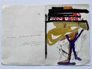 Pieter Defesche - Een aparte ...., om het weer goed te maken (2-zijdig kunstwerk) kopen? Bied vanaf 500!