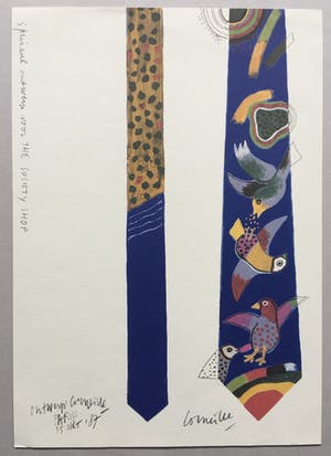 Corneille - ontwerp voor de societyshop - 1987 - gesigneerd! kopen? Bied vanaf 65!