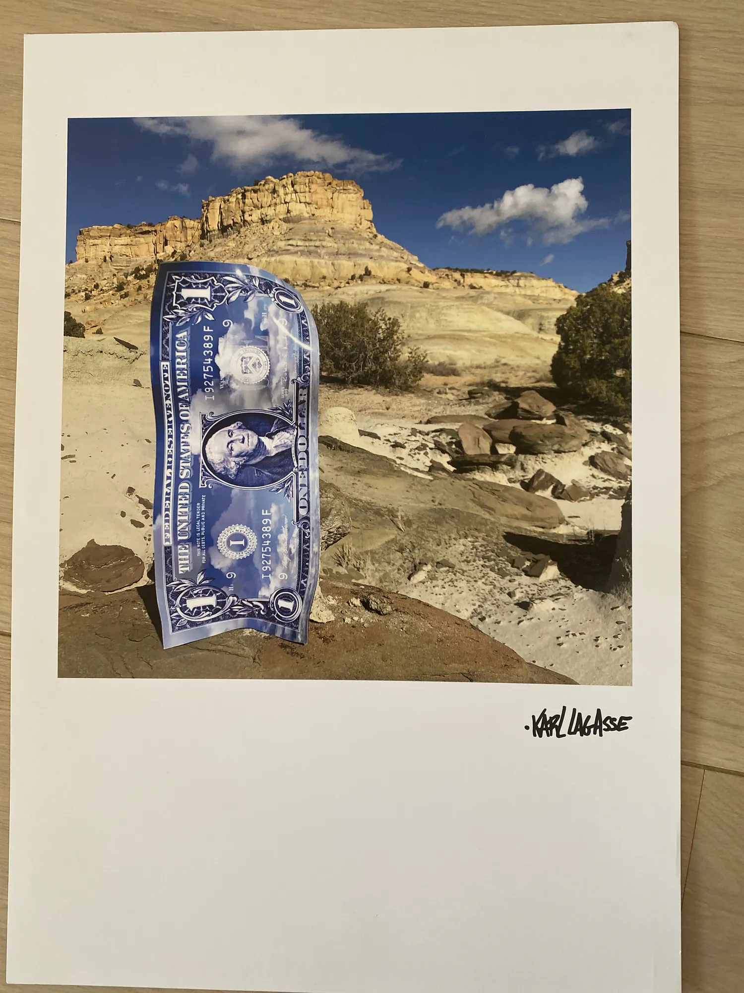 Karl Lagasse (1981) - NEW - ONE DOLLAR BLUE SKY - Édition