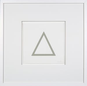 Sol LeWitt - Zeefdruk uit de serie 'Five Geometric Figures in Five Colors' - Ingelijst kopen? Bied vanaf 500!