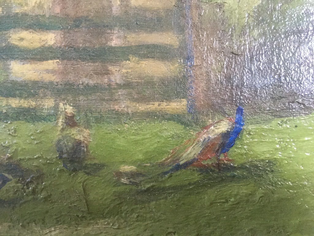 Niet of onleesbaar gesigneerd - Impressionisme landschap zonder titel kopen? Bied vanaf 1!