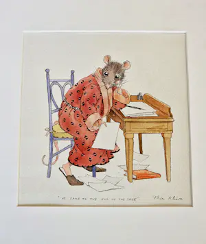 AcheterThea Kliros - originele illustratie "the story of the Nutcracker" - gesigneerd - in lijst? Enchérissez de 110!