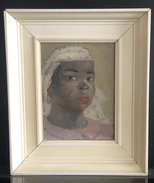 Niet of onleesbaar gesigneerd - Portret van een jonge vrouw kopen? Bied vanaf 1!