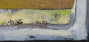 Frans Nicolai - Gemengde techniek op doek, Zonder titel - Ingelijst kopen? Bied vanaf 1!