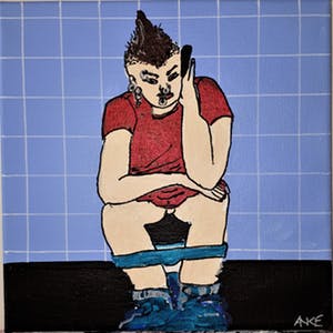 Anke Peddemors - punker op de plee (m24) kopen? Bied vanaf 15!