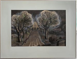Gerrit de Moree - Unieke tekening in pastel en inkt kopen? Bied vanaf 65!
