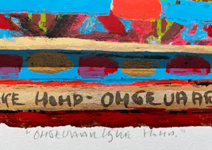 Eric Toebosch - handgesigneerde zeefdruk | 'Ongevaarlijke hond'| 1993 kopen? Bied vanaf 20!