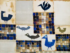 Jean Oosterlynck - Grote 1976 - Epreuve d'Artiste kleurenlitho "oiseaux" potloodgesigneerd kopen? Bied vanaf 49!