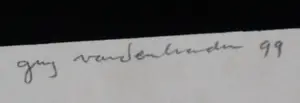Guy Vandenbranden - Kleurrijke zeefdruk: Cathedrale de la lumiere - 1999 kopen? Bied vanaf 225!