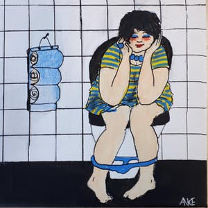 Anke Peddemors - Marjan op de wc kopen? Bied vanaf 19!