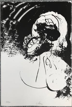 Hugo Claus - Kleurenlitho - Winter 1 - 1979 - 105/300 + gesigneerde colofon kopen? Bied vanaf 75!