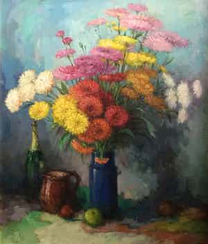 Harry Zeegers - 6303, Bloemstilleven verkocht voor € 120!