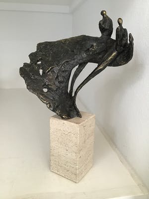 Bernadette Leijdekkers - Sculptuur: “ DANS ! “. Gesigneerd kopen? Bied vanaf 120!