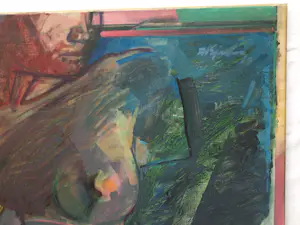 Frank van Eijndhoven - Acryl op doek , Naakt 1 – 1977 - 115 x 100 cm. kopen? Bied vanaf 150!