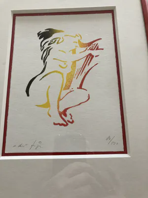 Adri Frigge - Hout/Linosnede z.t. kopen? Bied vanaf 30!