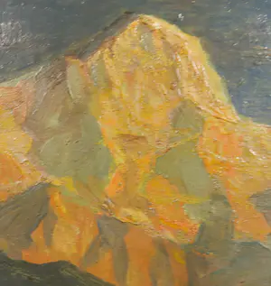 Andreas Roth - Olieverf op paneel, Berglandschap - Ingelijst kopen? Bied vanaf 100!