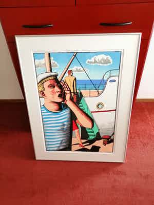 Leon Janssen - Prachtige houtsnede verkocht voor € 75!