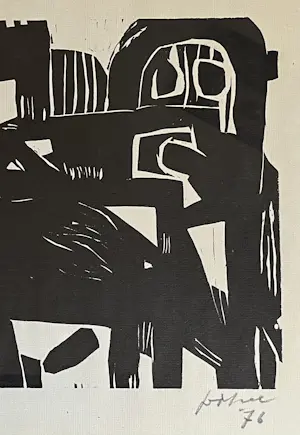 Jan van der Zee - Abstract werk kopen? Bied vanaf 150!