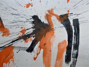 Anton Heyboer - De oervogel Mooie krachtige schildering . kopen? Bied vanaf 200!