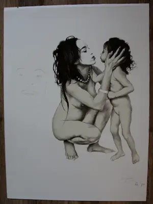 Aat Veldhoen - Litho - 1970 kopen? Bied vanaf 80!