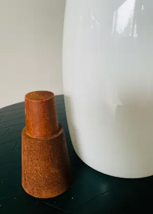 Jacob Eiler Bang - Opaline Fles met teak dop - voor Kastrup kopen? Bied vanaf 85!