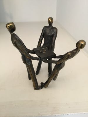 Corry Ammerlaan - Sculptuur “ Samen “ kopen? Bied vanaf 35!