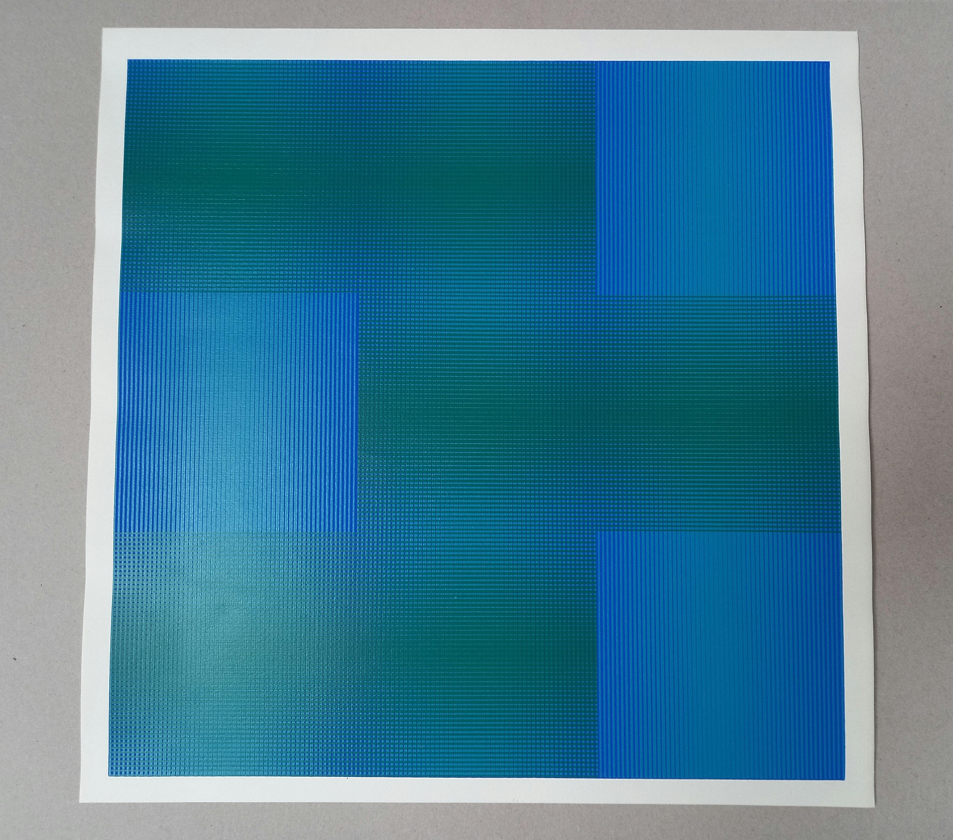 Buy Luitpold Domberger - Ohne Titel - Op Art - Farbstarker Siebdruck Edition Domberger 1974? Bid from 80!