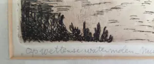 Cor van der Woerd - Opwettense watermolen Nuenen. kopen? Bied vanaf 35!