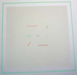 Antonio Calderara - Zeefdruk: Tempo, Spazio, Luce - 1975 verkocht voor € 80!