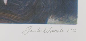 Jan te Wierik - Zeefdruk, Zonder titel kopen? Bied vanaf 60!