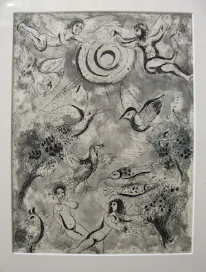 Marc Chagall - ADAM und EVA - VISION ELIAS - ISRAEL befreit von BABYLON kaufen? Bieten Sie von 200!
