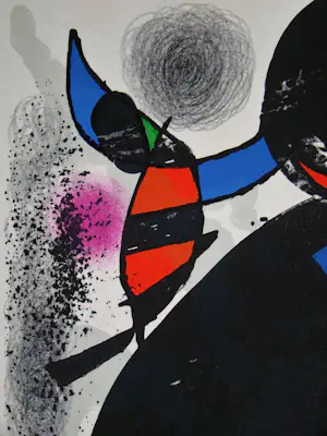 Joan Miro - Hommage à San Lazzaro - Originele lithografie - 1975 kopen? Bied vanaf 100!