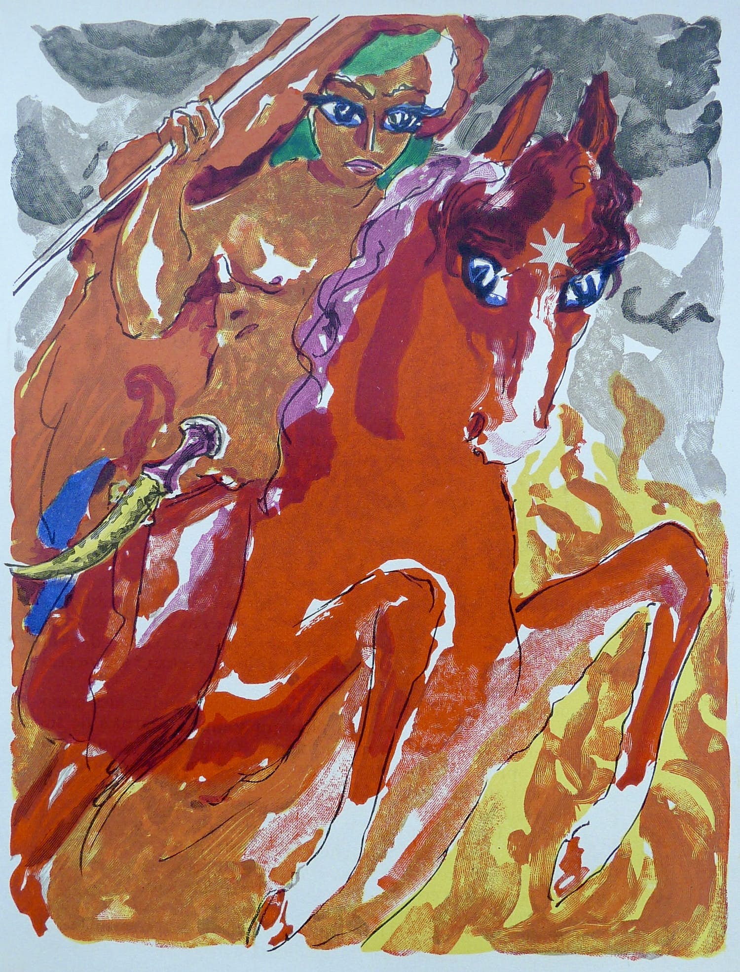 Kees van Dongen - Gravure 1001 Nacht: 'Le Prince Sharkan au combat' kopen? Bied vanaf 15!