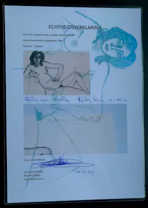 Corneille - Ingelijste gemengde techniek: Mereim - 1999 (mooie lijst!) kopen? Bied vanaf 1500!