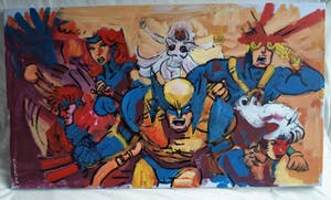 Peter Klashorst - Acrylverf op doek , “MARVEL” - GROOT – 2018 – 60 x 105 cm kopen? Bied vanaf 350!