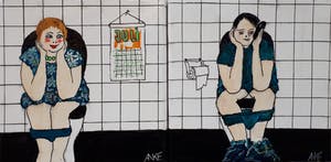 Anke Peddemors - kunst voor in het kleinste kamertje 2luik 30 01 3 kopen? Bied vanaf 30!