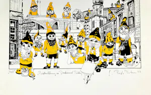 Bodo Boden - BVB "Beobachtung in Dortmund (Südtribüne)". kopen? Bied vanaf 180!