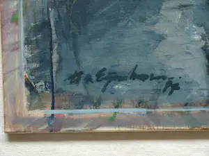 Frank van Eijndhoven - Acryl op doek , Naakt 2 – 1977 – 115 x 100 cm. kopen? Bied vanaf 150!