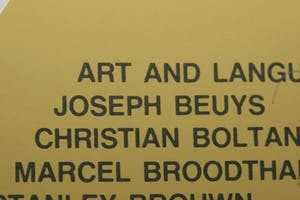 Joseph Beuys - Plakat, Brüssel,1980, signiert kopen? Bied vanaf 80!