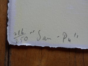 Dominique Chan - kleurenlitho - 'San Pu' kopen? Bied vanaf 35!