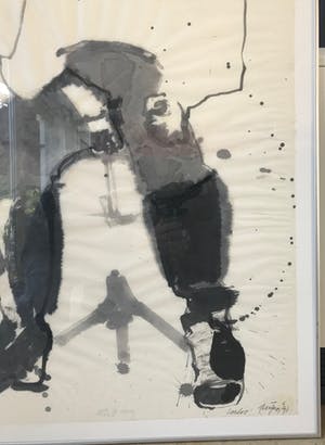 Jurjen de Haan - Prachtig uniek werk - 'Carlos' - Inkt / aquarel op papier - 1971 kopen? Bied vanaf 1!