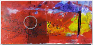 Piotr Konkel - Zeefdruk op paneel, Zonder titel kopen? Bied vanaf 35!