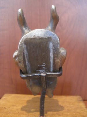 Brons (Onbekend) - Bronzen sater kop. kopen? Bied vanaf 35!