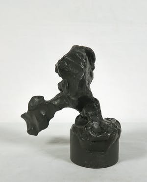 Ger Lataster - Krachtig bronzen plastiek, Hand vlag kopen? Bied vanaf 400!