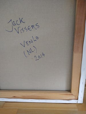 Jack Vissers - Constellatie nr. 14 - acryl op canvas kopen? Bied vanaf 395!
