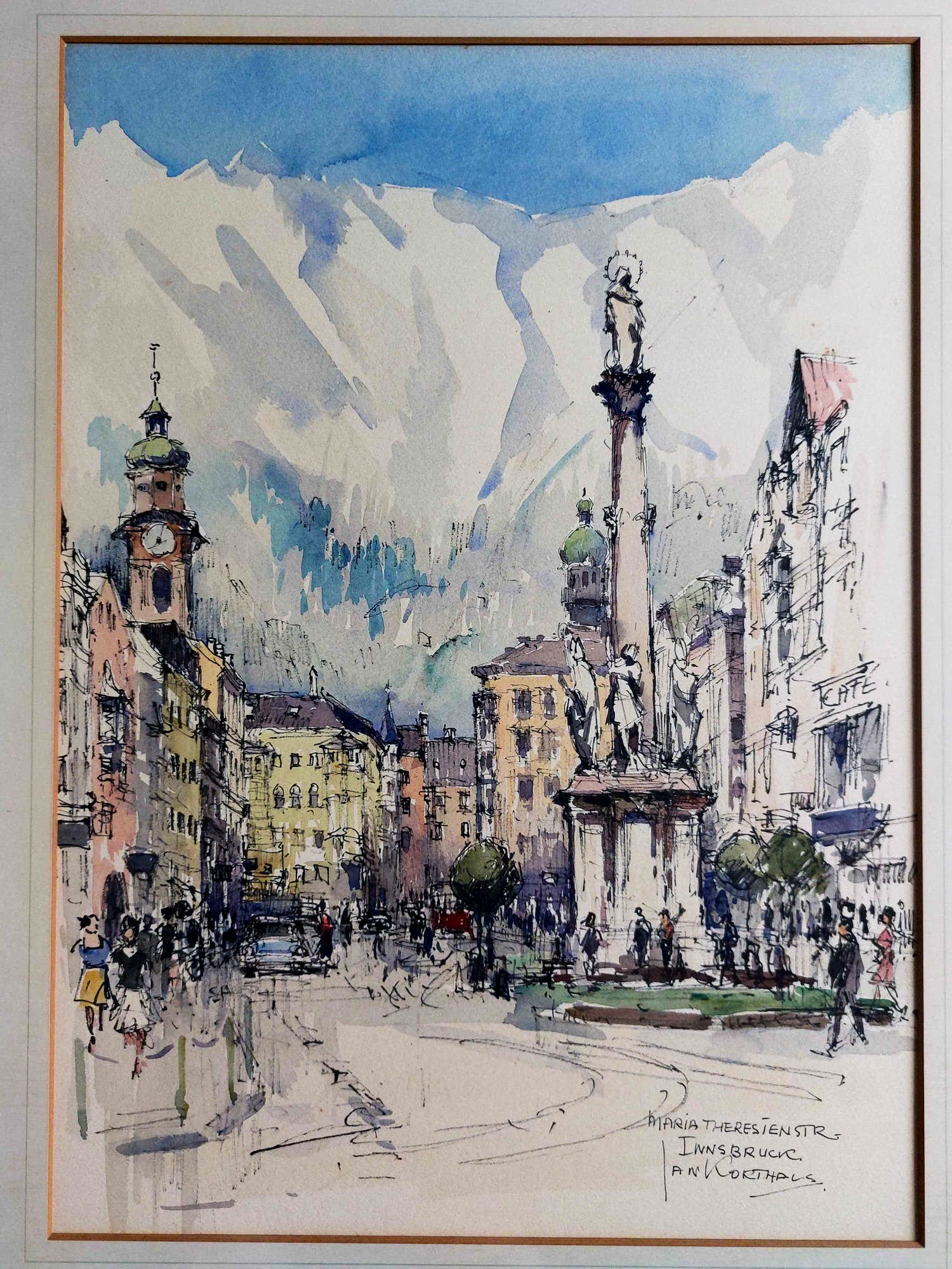 Jan Korthals - Maria Theresienstr. Innsbruck verkocht voor € 100!