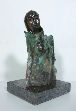 Ada Stel - Keramiek, Green lady kopen? Bied vanaf 150!