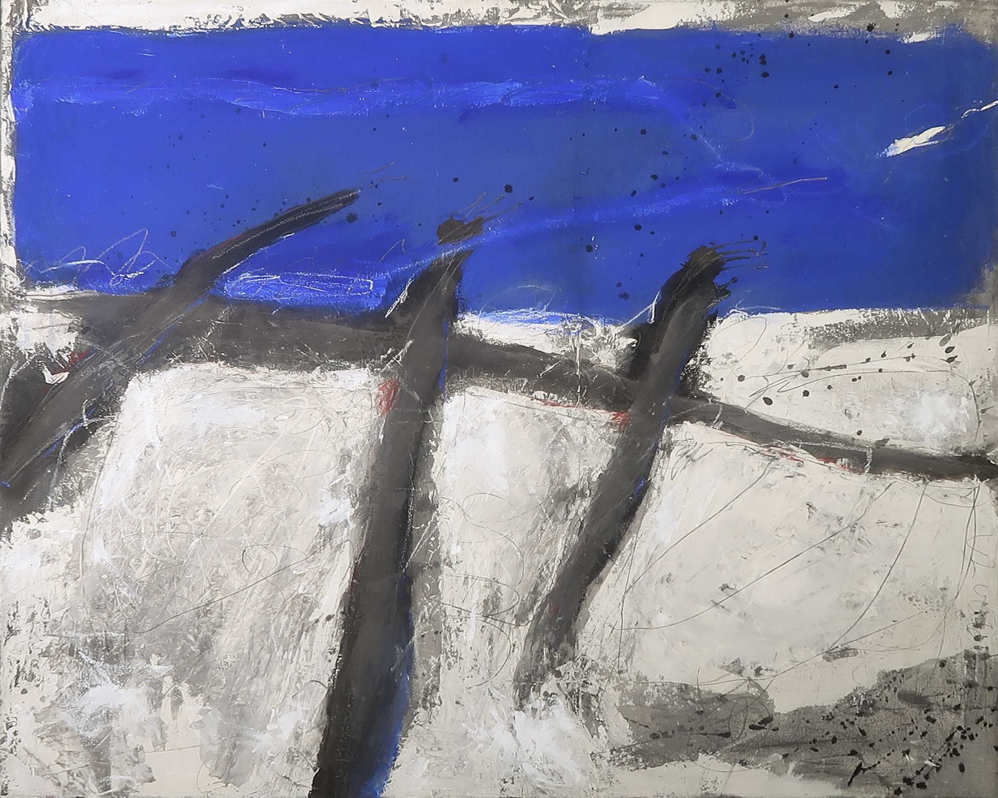 Ulrike Panhorst - Acryl op doek, Flying Matters verkocht voor € 100!