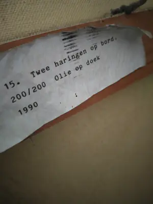 Albert Mastenbroek - Twee haringen op bord kopen? Bied vanaf 350!