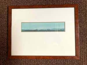 Harry van Kuyk - Zicht op de Ooypolder en het Kerkje Van Persingen verkocht voor € 225!